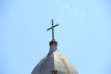 Poster - Cross on church tower