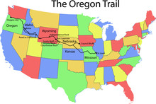 Map Of The Oregon Trail