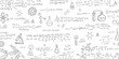 School background in chemistry .Handwritten formulas background.Letters and numbers .	