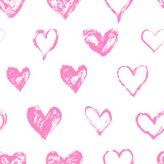 Wall Mural - seamless pattern with hearts. valentine's day, mother's day. wedding, scrapbook, gift wrapping paper