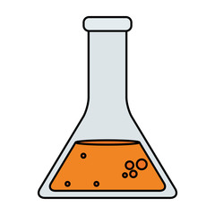 Poster - tube test laboratory isolated icon