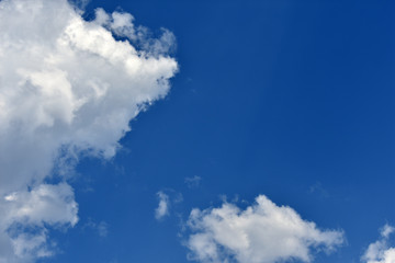 blue sky with clouds