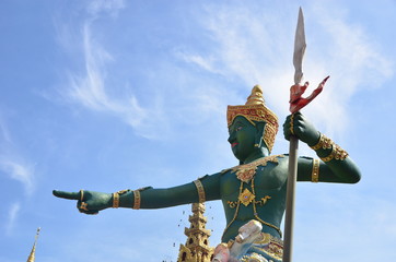 Wall Mural - Wat sang kaew phothiyan Changrai Thailand