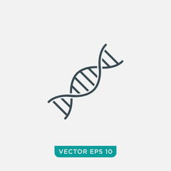 Wall Mural - DNA Icon Design, Vector EPS10