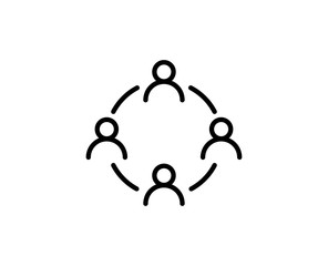 Network line icon