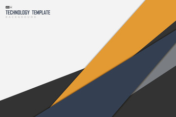 Abstract design template of business page cover artwork line color background. illustration vector eps10