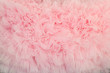 Leinwanddruck Bild - Textured background of ruffled wavy fabric pastel colour- pink.