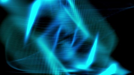 Wall Mural - 4k animated background with a play of magic light