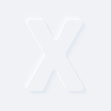Grey Letter X Free Stock Photo - Public Domain Pictures