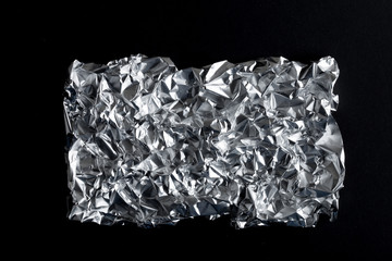 Abstract metal texture - aluminium foil background