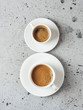 © pavelkant - The concept of the March 8 women's day. Top view of two cups of coffee in the shape of the number 8