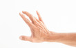 © yongyut - Trigger Finger a defect in a tendon causing a finger to jerk or snap straight when the hand is extended.