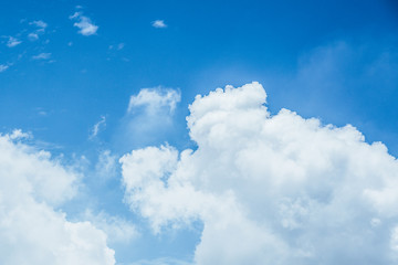 blue sky with cloud