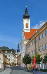 Street in Trnava, Slovakia