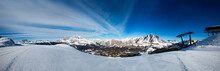 Dolomities Winter Mountains Ski Resort