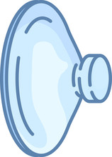 Suction cup icon , vector illustration