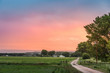 © MACO - Sunset over a rural setting. Montana, USA