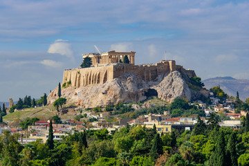 Acropolis of Athens, an ancient citadel in Athens, Greece