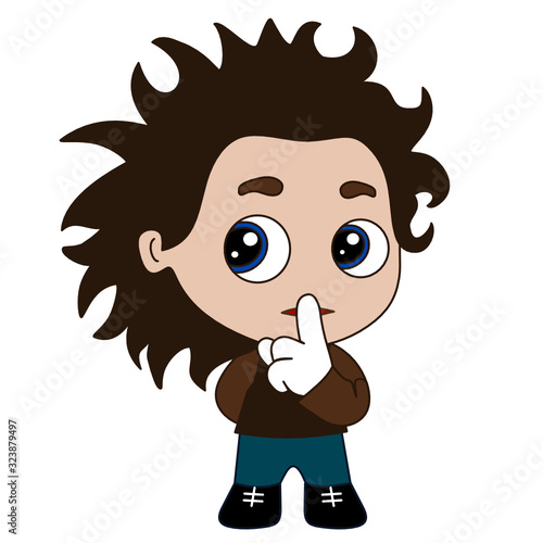 Emoji With Chibi Character Shushing Shhh To Politely Tell People To Shut Up And Be Quiet Emoji With Chibi Character Shushing Shhh To Politely Tell People To Shut Up And Be Quiet