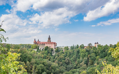 Wall Mural - the castle and the park of ksiaz