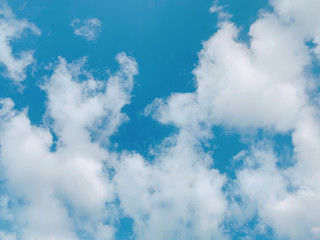 blue sky with clouds
