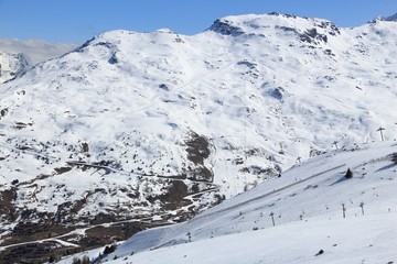 Wall Mural - Valloire winter ski resort