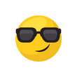 © Jeronimo Ramos - Cool emoji face flat style icon vector design