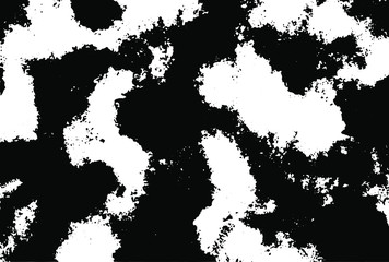 Abstract monochrome dark background of chaotic spots. Overlay template. Vector illustration. Ideas for your graphic design, banner, poster, packaging, for site or more