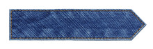 Blue Jeans Arrow Tag, Isolated