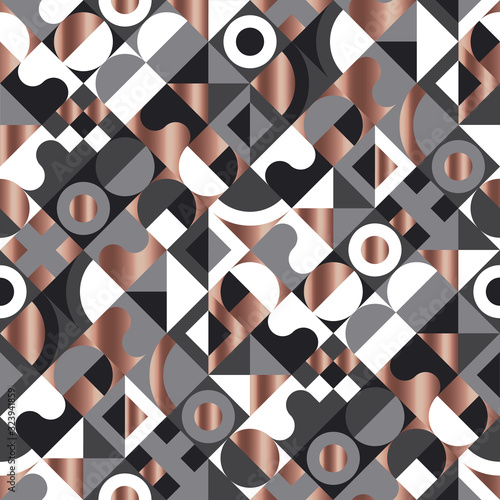 Vintage vibes geometric sea...