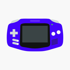 Wall Mural - Retro Handheld game console flat icon