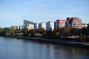 Canvas Print - Main in Frankfurt