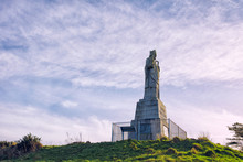 St Patrick's National Monument Against Blue Sky,Downpatrick,Northern Ireland