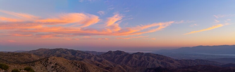 Desert Mountains Sunset