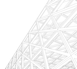 Structure building construction. Architecture industrial background