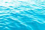 Fototapeta  - Copy space of surface blue water texture abstract background.