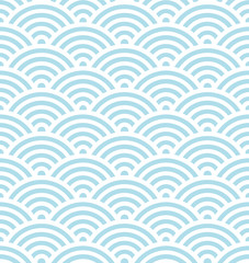 Blue ocean wave Background pattern seamless tiles. Use for design.	