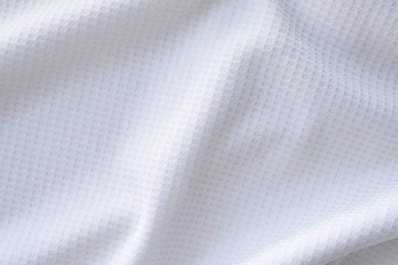 White sports clothing fabric football shirt jersey texture abstract background