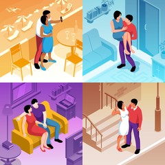 Wall Mural - Couple In Love Compositions