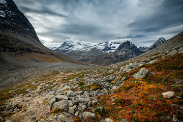 Wall Mural - beautiful mountains landscape during autumn