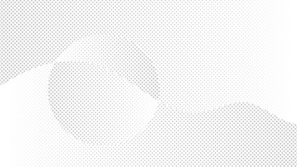 Poster - Modern halftone white and grey background. Design decoration concept for web layout, poster, banner. Abstract template. Trendy vector wallpaper. Artistic background. Creative abstract vector backdrop.