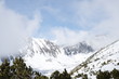 Strbske Pleso im Winter hohe Tatra, Slovakei verschneite Berge