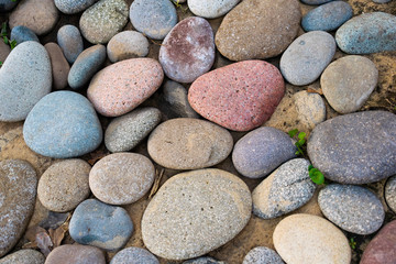 Colorful pebbles wallpaper