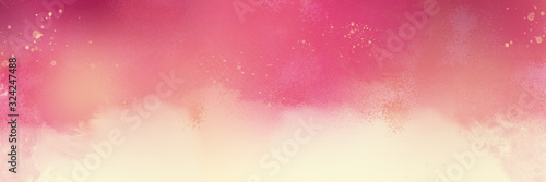 Abstract pink degraded background as header or banner with space for writting Poster Mural XXL