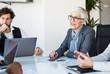 © Sanja - A senior manager holding a meeting in the conference room. There are a few more of her colleagues with her.