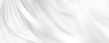 White Silk Fabric Lines Texture Background