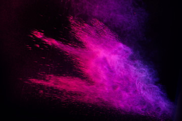 Wall Mural - abstract color splash for wallpaper design. colorful dust explode. paint splash on white background