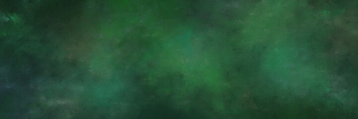 Fototapete - colorful vintage painting background texture with dark slate gray and sea green colors and space for text or image. can be used as card, poster or background texture