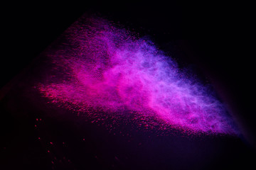 Wall Mural - abstract color splash for wallpaper design. colorful dust explode. paint splash on white background