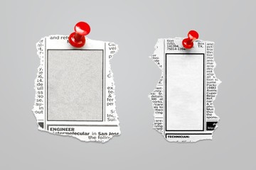 Wall Mural - Newspaper texture with blank space on background